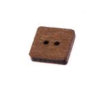 Knoflík 10 mm dřevěný čtverec KENDY
