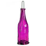 Skleněná lampa z recyklovaného skla - lahev