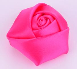 Saténový květ růže 40 mm