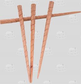 Jehla 130 mm ozdobná dřevěná