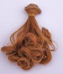 Vlasy pro panenky 15 cm rovné se zvlněným koncem