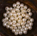 Perličky k navlékání krémové 8mm/70ks