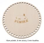 Dno překližkové kruh 15cm/6mm