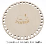 Dno překližkové kruh 15cm/8mm