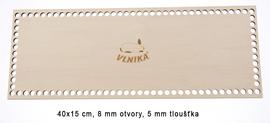 Dno překližkové obdélník 40x15cm/8mm