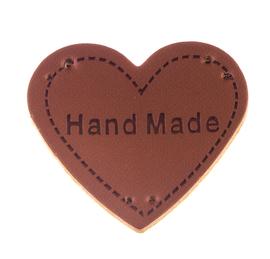 Nášivka srdce HAND MADE 35x30 mm
