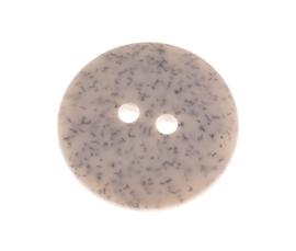 Knoflík 25mm zemitý plastový