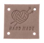 Nášivka HAND MADE klubko 25x25 mm