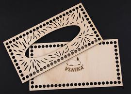 Set překližkový - dno a víko na kapesníky 25x13cm