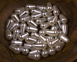 Perličky slzy k navlékání 10mm/50 ks