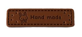 Nášivka  HAND MADE králík 50x15mm
