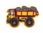 Záplata nákladní auto žluté 68x45mm