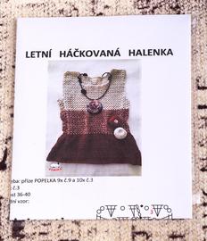 Návod letní háčkovaná halenka