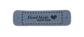Nášivka HAND MADE 55x15mm umělá kůže