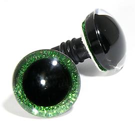 Očička 3D 14 mm glitrová