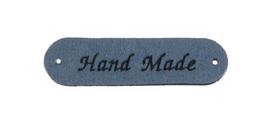 Nášivka HAND MADE 45x11 mm umělá kůže