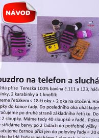 Návod pouzdro na telefon a sluchátka