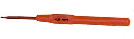 Háček kovový s plastovou rukojetí 14cm MOLY