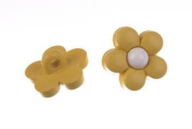 Knoflík 18mm květina plastový