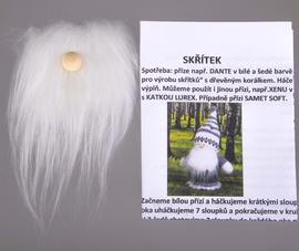 Návod na skřítka s šedými vousy a nosem
