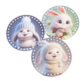 Dno - víko plastové kruh 15 cm/5 mm