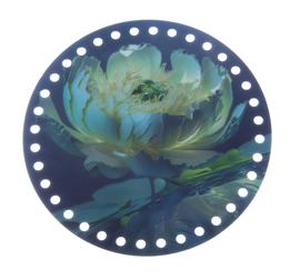 Dno - víko plastové kruh 15 cm/5 mm