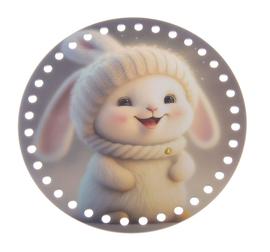 Dno - víko plastové kruh 15 cm/5 mm