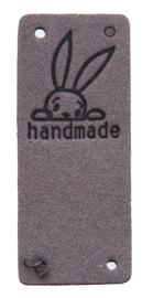 Nášivka  HAND MADE králík 50x20mm