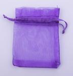Pytlík organza fialový 85x65 mm