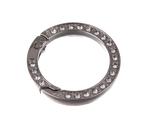 Karabina kruhová s kamínky 34mm