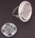 Prsten Cabochon 20 mm - pouzdro