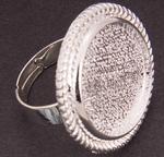 Prsten Cabochon 20 mm - pouzdro